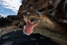 Bouldering in Hueco Tanks on 02/29/2020 with Blue Lizard Climbing and Yoga

Filename: SRM_20200229_1148470.jpg
Aperture: f/8.0
Shutter Speed: 1/250
Body: Canon EOS-1D Mark II
Lens: Canon EF 16-35mm f/2.8 L