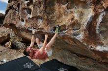 Bouldering in Hueco Tanks on 02/29/2020 with Blue Lizard Climbing and Yoga

Filename: SRM_20200229_1154010.jpg
Aperture: f/8.0
Shutter Speed: 1/250
Body: Canon EOS-1D Mark II
Lens: Canon EF 16-35mm f/2.8 L