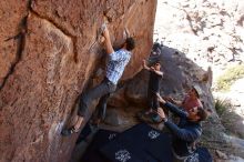 Bouldering in Hueco Tanks on 02/29/2020 with Blue Lizard Climbing and Yoga

Filename: SRM_20200229_1246370.jpg
Aperture: f/5.6
Shutter Speed: 1/500
Body: Canon EOS-1D Mark II
Lens: Canon EF 16-35mm f/2.8 L