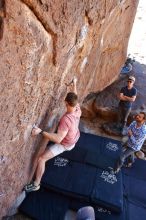 Bouldering in Hueco Tanks on 02/29/2020 with Blue Lizard Climbing and Yoga

Filename: SRM_20200229_1248500.jpg
Aperture: f/5.6
Shutter Speed: 1/250
Body: Canon EOS-1D Mark II
Lens: Canon EF 16-35mm f/2.8 L