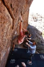 Bouldering in Hueco Tanks on 02/29/2020 with Blue Lizard Climbing and Yoga

Filename: SRM_20200229_1251580.jpg
Aperture: f/5.6
Shutter Speed: 1/500
Body: Canon EOS-1D Mark II
Lens: Canon EF 16-35mm f/2.8 L