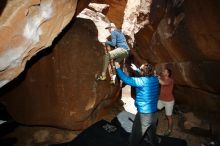 Bouldering in Hueco Tanks on 02/29/2020 with Blue Lizard Climbing and Yoga

Filename: SRM_20200229_1322210.jpg
Aperture: f/8.0
Shutter Speed: 1/250
Body: Canon EOS-1D Mark II
Lens: Canon EF 16-35mm f/2.8 L