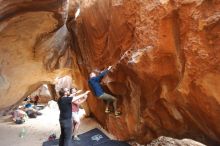 Bouldering in Hueco Tanks on 02/29/2020 with Blue Lizard Climbing and Yoga

Filename: SRM_20200229_1401020.jpg
Aperture: f/2.8
Shutter Speed: 1/250
Body: Canon EOS-1D Mark II
Lens: Canon EF 16-35mm f/2.8 L