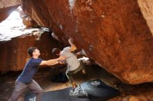 Bouldering in Hueco Tanks on 02/29/2020 with Blue Lizard Climbing and Yoga

Filename: SRM_20200229_1403230.jpg
Aperture: f/2.8
Shutter Speed: 1/200
Body: Canon EOS-1D Mark II
Lens: Canon EF 16-35mm f/2.8 L