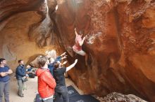 Bouldering in Hueco Tanks on 02/29/2020 with Blue Lizard Climbing and Yoga

Filename: SRM_20200229_1404250.jpg
Aperture: f/3.2
Shutter Speed: 1/250
Body: Canon EOS-1D Mark II
Lens: Canon EF 16-35mm f/2.8 L