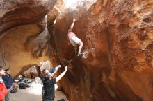 Bouldering in Hueco Tanks on 02/29/2020 with Blue Lizard Climbing and Yoga

Filename: SRM_20200229_1404460.jpg
Aperture: f/4.0
Shutter Speed: 1/250
Body: Canon EOS-1D Mark II
Lens: Canon EF 16-35mm f/2.8 L