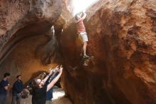 Bouldering in Hueco Tanks on 02/29/2020 with Blue Lizard Climbing and Yoga

Filename: SRM_20200229_1405110.jpg
Aperture: f/6.3
Shutter Speed: 1/250
Body: Canon EOS-1D Mark II
Lens: Canon EF 16-35mm f/2.8 L