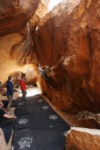 Bouldering in Hueco Tanks on 02/29/2020 with Blue Lizard Climbing and Yoga

Filename: SRM_20200229_1412200.jpg
Aperture: f/5.0
Shutter Speed: 1/250
Body: Canon EOS-1D Mark II
Lens: Canon EF 16-35mm f/2.8 L