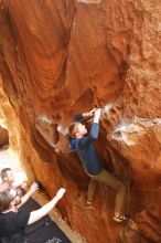 Bouldering in Hueco Tanks on 02/29/2020 with Blue Lizard Climbing and Yoga

Filename: SRM_20200229_1413300.jpg
Aperture: f/3.5
Shutter Speed: 1/250
Body: Canon EOS-1D Mark II
Lens: Canon EF 16-35mm f/2.8 L