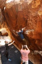 Bouldering in Hueco Tanks on 02/29/2020 with Blue Lizard Climbing and Yoga

Filename: SRM_20200229_1414100.jpg
Aperture: f/4.5
Shutter Speed: 1/250
Body: Canon EOS-1D Mark II
Lens: Canon EF 16-35mm f/2.8 L