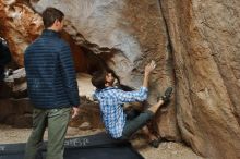 Bouldering in Hueco Tanks on 02/29/2020 with Blue Lizard Climbing and Yoga

Filename: SRM_20200229_1432270.jpg
Aperture: f/3.5
Shutter Speed: 1/250
Body: Canon EOS-1D Mark II
Lens: Canon EF 50mm f/1.8 II