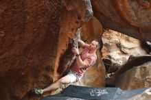 Bouldering in Hueco Tanks on 02/29/2020 with Blue Lizard Climbing and Yoga

Filename: SRM_20200229_1454140.jpg
Aperture: f/2.8
Shutter Speed: 1/250
Body: Canon EOS-1D Mark II
Lens: Canon EF 50mm f/1.8 II