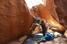 Bouldering in Hueco Tanks on 02/29/2020 with Blue Lizard Climbing and Yoga

Filename: SRM_20200229_1512320.jpg
Aperture: f/4.5
Shutter Speed: 1/200
Body: Canon EOS-1D Mark II
Lens: Canon EF 16-35mm f/2.8 L