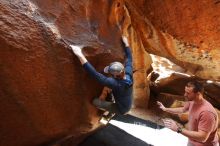 Bouldering in Hueco Tanks on 02/29/2020 with Blue Lizard Climbing and Yoga

Filename: SRM_20200229_1515520.jpg
Aperture: f/4.5
Shutter Speed: 1/200
Body: Canon EOS-1D Mark II
Lens: Canon EF 16-35mm f/2.8 L