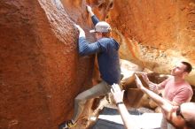 Bouldering in Hueco Tanks on 02/29/2020 with Blue Lizard Climbing and Yoga

Filename: SRM_20200229_1516360.jpg
Aperture: f/3.2
Shutter Speed: 1/200
Body: Canon EOS-1D Mark II
Lens: Canon EF 16-35mm f/2.8 L