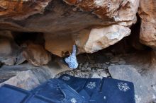 Bouldering in Hueco Tanks on 02/29/2020 with Blue Lizard Climbing and Yoga

Filename: SRM_20200229_1538370.jpg
Aperture: f/3.2
Shutter Speed: 1/200
Body: Canon EOS-1D Mark II
Lens: Canon EF 16-35mm f/2.8 L