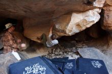 Bouldering in Hueco Tanks on 02/29/2020 with Blue Lizard Climbing and Yoga

Filename: SRM_20200229_1543080.jpg
Aperture: f/2.8
Shutter Speed: 1/250
Body: Canon EOS-1D Mark II
Lens: Canon EF 16-35mm f/2.8 L