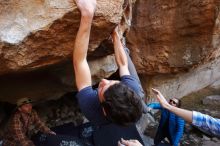 Bouldering in Hueco Tanks on 02/29/2020 with Blue Lizard Climbing and Yoga

Filename: SRM_20200229_1545390.jpg
Aperture: f/5.6
Shutter Speed: 1/250
Body: Canon EOS-1D Mark II
Lens: Canon EF 16-35mm f/2.8 L