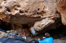 Bouldering in Hueco Tanks on 02/29/2020 with Blue Lizard Climbing and Yoga

Filename: SRM_20200229_1548070.jpg
Aperture: f/4.0
Shutter Speed: 1/250
Body: Canon EOS-1D Mark II
Lens: Canon EF 16-35mm f/2.8 L