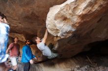 Bouldering in Hueco Tanks on 02/29/2020 with Blue Lizard Climbing and Yoga

Filename: SRM_20200229_1553180.jpg
Aperture: f/2.8
Shutter Speed: 1/250
Body: Canon EOS-1D Mark II
Lens: Canon EF 16-35mm f/2.8 L