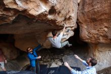 Bouldering in Hueco Tanks on 02/29/2020 with Blue Lizard Climbing and Yoga

Filename: SRM_20200229_1558450.jpg
Aperture: f/4.5
Shutter Speed: 1/250
Body: Canon EOS-1D Mark II
Lens: Canon EF 16-35mm f/2.8 L