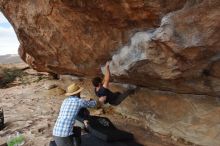 Bouldering in Hueco Tanks on 02/29/2020 with Blue Lizard Climbing and Yoga

Filename: SRM_20200229_1636440.jpg
Aperture: f/13.0
Shutter Speed: 1/250
Body: Canon EOS-1D Mark II
Lens: Canon EF 16-35mm f/2.8 L