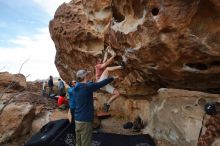 Bouldering in Hueco Tanks on 02/29/2020 with Blue Lizard Climbing and Yoga

Filename: SRM_20200229_1638590.jpg
Aperture: f/4.5
Shutter Speed: 1/400
Body: Canon EOS-1D Mark II
Lens: Canon EF 16-35mm f/2.8 L