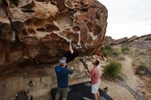 Bouldering in Hueco Tanks on 02/29/2020 with Blue Lizard Climbing and Yoga

Filename: SRM_20200229_1642260.jpg
Aperture: f/4.5
Shutter Speed: 1/400
Body: Canon EOS-1D Mark II
Lens: Canon EF 16-35mm f/2.8 L