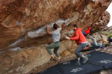 Bouldering in Hueco Tanks on 02/29/2020 with Blue Lizard Climbing and Yoga

Filename: SRM_20200229_1643540.jpg
Aperture: f/6.3
Shutter Speed: 1/250
Body: Canon EOS-1D Mark II
Lens: Canon EF 16-35mm f/2.8 L