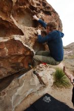 Bouldering in Hueco Tanks on 02/29/2020 with Blue Lizard Climbing and Yoga

Filename: SRM_20200229_1647110.jpg
Aperture: f/5.6
Shutter Speed: 1/250
Body: Canon EOS-1D Mark II
Lens: Canon EF 16-35mm f/2.8 L