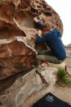 Bouldering in Hueco Tanks on 02/29/2020 with Blue Lizard Climbing and Yoga

Filename: SRM_20200229_1647120.jpg
Aperture: f/5.6
Shutter Speed: 1/250
Body: Canon EOS-1D Mark II
Lens: Canon EF 16-35mm f/2.8 L