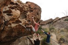 Bouldering in Hueco Tanks on 02/29/2020 with Blue Lizard Climbing and Yoga

Filename: SRM_20200229_1652450.jpg
Aperture: f/7.1
Shutter Speed: 1/400
Body: Canon EOS-1D Mark II
Lens: Canon EF 16-35mm f/2.8 L