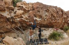 Bouldering in Hueco Tanks on 02/29/2020 with Blue Lizard Climbing and Yoga

Filename: SRM_20200229_1704250.jpg
Aperture: f/5.6
Shutter Speed: 1/400
Body: Canon EOS-1D Mark II
Lens: Canon EF 16-35mm f/2.8 L