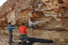 Bouldering in Hueco Tanks on 02/29/2020 with Blue Lizard Climbing and Yoga

Filename: SRM_20200229_1706310.jpg
Aperture: f/5.6
Shutter Speed: 1/400
Body: Canon EOS-1D Mark II
Lens: Canon EF 16-35mm f/2.8 L