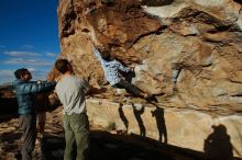 Bouldering in Hueco Tanks on 02/29/2020 with Blue Lizard Climbing and Yoga

Filename: SRM_20200229_1754000.jpg
Aperture: f/9.0
Shutter Speed: 1/400
Body: Canon EOS-1D Mark II
Lens: Canon EF 16-35mm f/2.8 L