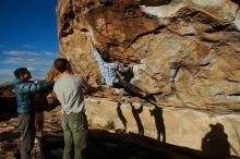 Bouldering in Hueco Tanks on 02/29/2020 with Blue Lizard Climbing and Yoga

Filename: SRM_20200229_1754010.jpg
Aperture: f/9.0
Shutter Speed: 1/400
Body: Canon EOS-1D Mark II
Lens: Canon EF 16-35mm f/2.8 L