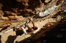 Bouldering in Hueco Tanks on 02/29/2020 with Blue Lizard Climbing and Yoga

Filename: SRM_20200229_1757580.jpg
Aperture: f/7.1
Shutter Speed: 1/400
Body: Canon EOS-1D Mark II
Lens: Canon EF 16-35mm f/2.8 L