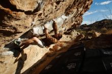 Bouldering in Hueco Tanks on 02/29/2020 with Blue Lizard Climbing and Yoga

Filename: SRM_20200229_1758160.jpg
Aperture: f/6.3
Shutter Speed: 1/400
Body: Canon EOS-1D Mark II
Lens: Canon EF 16-35mm f/2.8 L