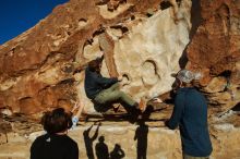 Bouldering in Hueco Tanks on 02/29/2020 with Blue Lizard Climbing and Yoga

Filename: SRM_20200229_1803390.jpg
Aperture: f/9.0
Shutter Speed: 1/400
Body: Canon EOS-1D Mark II
Lens: Canon EF 16-35mm f/2.8 L