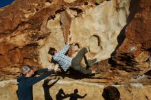 Bouldering in Hueco Tanks on 02/29/2020 with Blue Lizard Climbing and Yoga

Filename: SRM_20200229_1806090.jpg
Aperture: f/9.0
Shutter Speed: 1/400
Body: Canon EOS-1D Mark II
Lens: Canon EF 16-35mm f/2.8 L