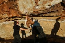 Bouldering in Hueco Tanks on 02/29/2020 with Blue Lizard Climbing and Yoga

Filename: SRM_20200229_1814122.jpg
Aperture: f/9.0
Shutter Speed: 1/400
Body: Canon EOS-1D Mark II
Lens: Canon EF 16-35mm f/2.8 L