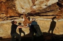 Bouldering in Hueco Tanks on 02/29/2020 with Blue Lizard Climbing and Yoga

Filename: SRM_20200229_1814130.jpg
Aperture: f/9.0
Shutter Speed: 1/400
Body: Canon EOS-1D Mark II
Lens: Canon EF 16-35mm f/2.8 L