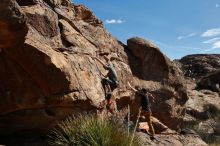 Bouldering in Hueco Tanks on 03/07/2020 with Blue Lizard Climbing and Yoga

Filename: SRM_20200307_1111190.jpg
Aperture: f/8.0
Shutter Speed: 1/500
Body: Canon EOS-1D Mark II
Lens: Canon EF 16-35mm f/2.8 L