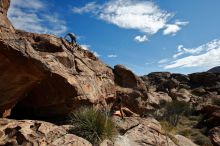 Bouldering in Hueco Tanks on 03/07/2020 with Blue Lizard Climbing and Yoga

Filename: SRM_20200307_1111580.jpg
Aperture: f/8.0
Shutter Speed: 1/640
Body: Canon EOS-1D Mark II
Lens: Canon EF 16-35mm f/2.8 L