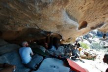 Bouldering in Hueco Tanks on 03/07/2020 with Blue Lizard Climbing and Yoga

Filename: SRM_20200307_1124260.jpg
Aperture: f/4.0
Shutter Speed: 1/640
Body: Canon EOS-1D Mark II
Lens: Canon EF 16-35mm f/2.8 L