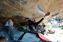 Bouldering in Hueco Tanks on 03/07/2020 with Blue Lizard Climbing and Yoga

Filename: SRM_20200307_1124430.jpg
Aperture: f/5.6
Shutter Speed: 1/200
Body: Canon EOS-1D Mark II
Lens: Canon EF 16-35mm f/2.8 L