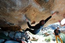 Bouldering in Hueco Tanks on 03/07/2020 with Blue Lizard Climbing and Yoga

Filename: SRM_20200307_1124540.jpg
Aperture: f/5.6
Shutter Speed: 1/250
Body: Canon EOS-1D Mark II
Lens: Canon EF 16-35mm f/2.8 L