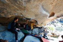 Bouldering in Hueco Tanks on 03/07/2020 with Blue Lizard Climbing and Yoga

Filename: SRM_20200307_1131450.jpg
Aperture: f/4.0
Shutter Speed: 1/400
Body: Canon EOS-1D Mark II
Lens: Canon EF 16-35mm f/2.8 L