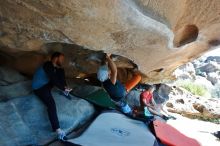 Bouldering in Hueco Tanks on 03/07/2020 with Blue Lizard Climbing and Yoga

Filename: SRM_20200307_1136000.jpg
Aperture: f/5.6
Shutter Speed: 1/200
Body: Canon EOS-1D Mark II
Lens: Canon EF 16-35mm f/2.8 L