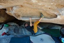 Bouldering in Hueco Tanks on 03/07/2020 with Blue Lizard Climbing and Yoga

Filename: SRM_20200307_1140050.jpg
Aperture: f/5.6
Shutter Speed: 1/320
Body: Canon EOS-1D Mark II
Lens: Canon EF 16-35mm f/2.8 L